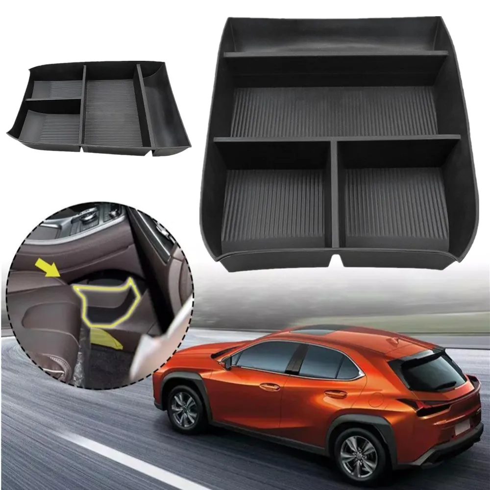 

Для Hyundai Palisade 2019-2024: Скрытый органайзер-лоток для центральной консоли, подлокотник, ящик для хранения, аксессуары для автомобиля