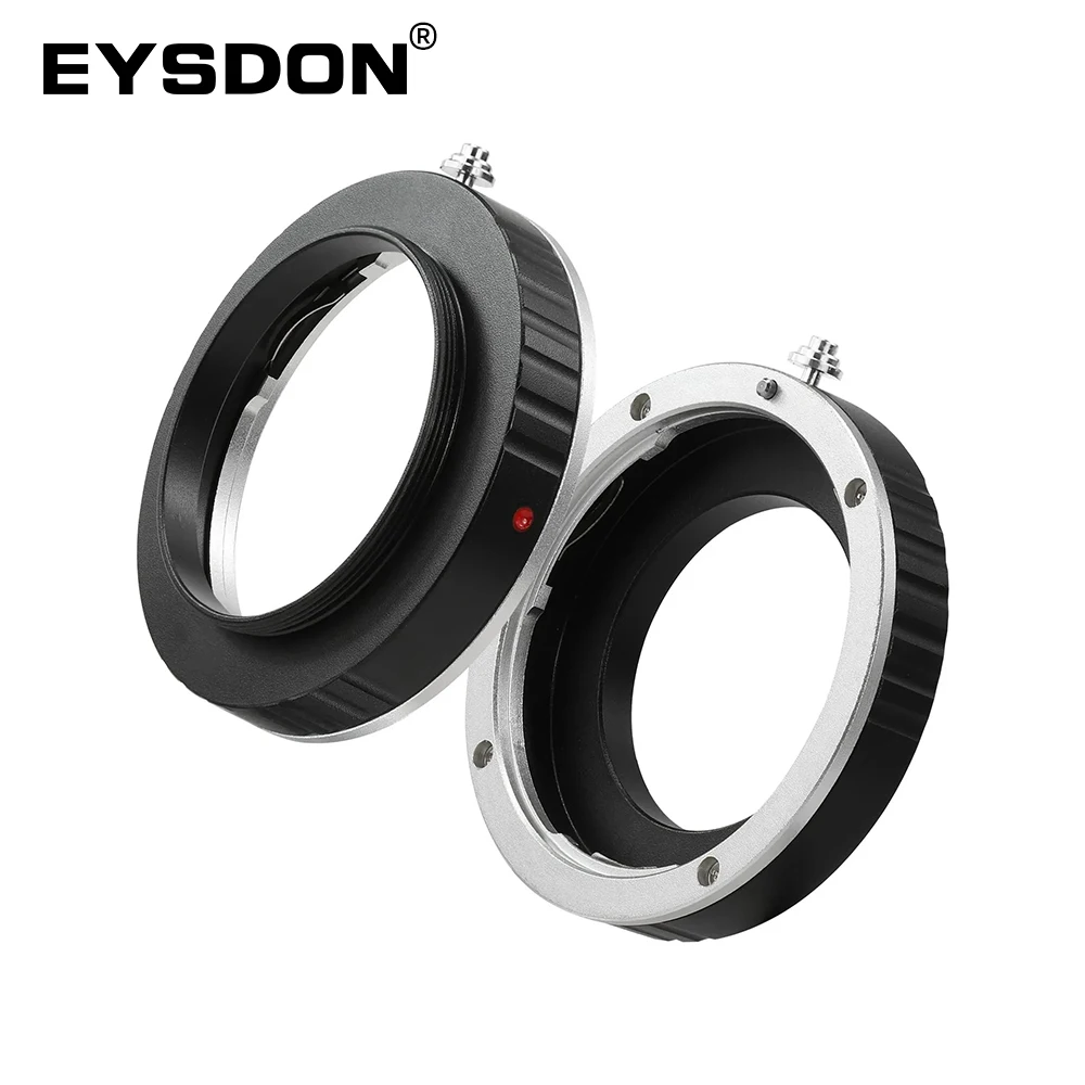 EYSDON M42/ M48 To EOS Camera Lens Adapter Ring Mount Converter for Canon EOS EF Lens On Astronomy Telescope Astrophotography