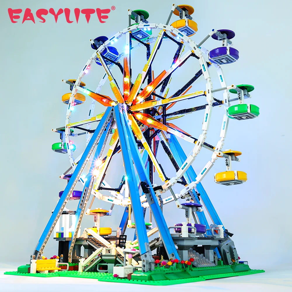 

EASYLITE LED Light Set For 10247 City Street Ferris Wheel Compatible With 15012 DIY Toys Blocks Bricks Kit No Model