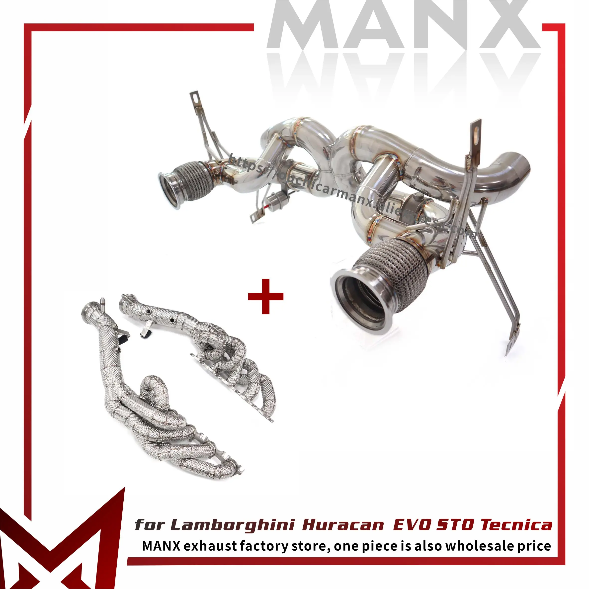 

MANX Catback Exhaust for Lamborghini Huracan EVO | SUS304 System with Pulse Valve & Heat-Shielded Manifold