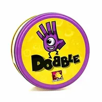 10Styles Double juego Card Dobble Card Game Table Board Game for Dobbles Kids HP Metal Box Card Matching Toys for Childrens