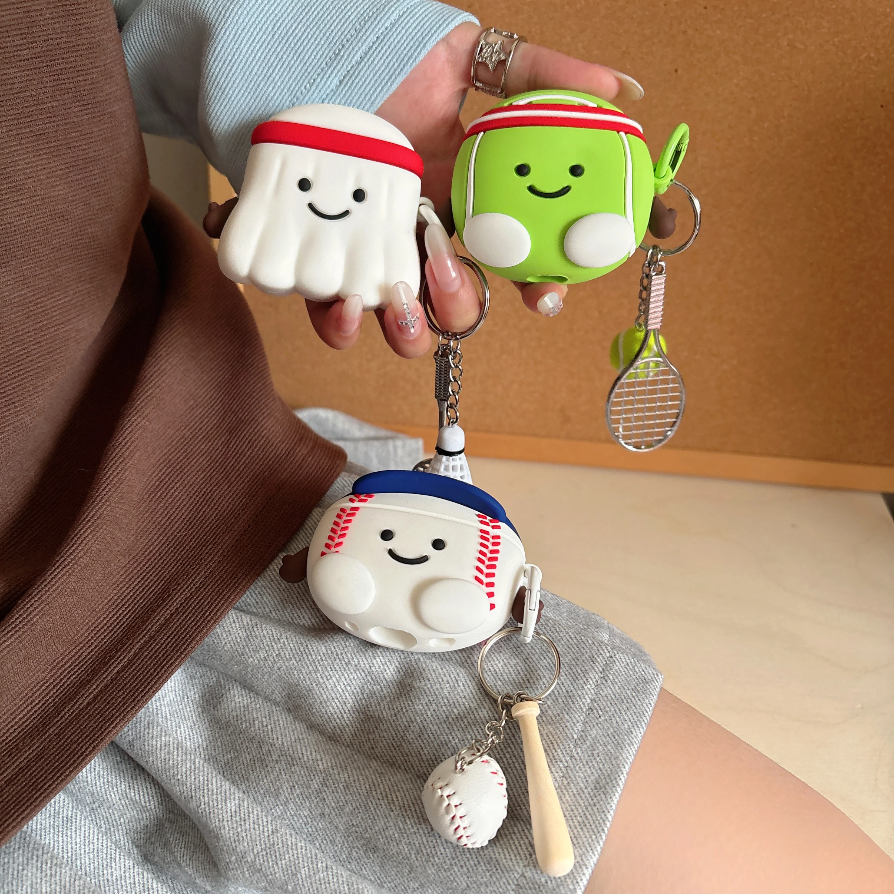 3D Cute Cartoon Yahaha Bluetooth Soft Silicone Headset Case for Apple Airpods 1 2 Pro 3 4 2024 Shockproof Headphones Cover Funda