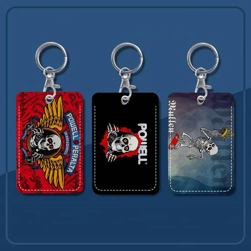 

P-Powell P-Peralta Держатель для карт доступа и еды Брелок для кредитных карт Защитный чехол для банковской карты Брелок-подвеска Мода