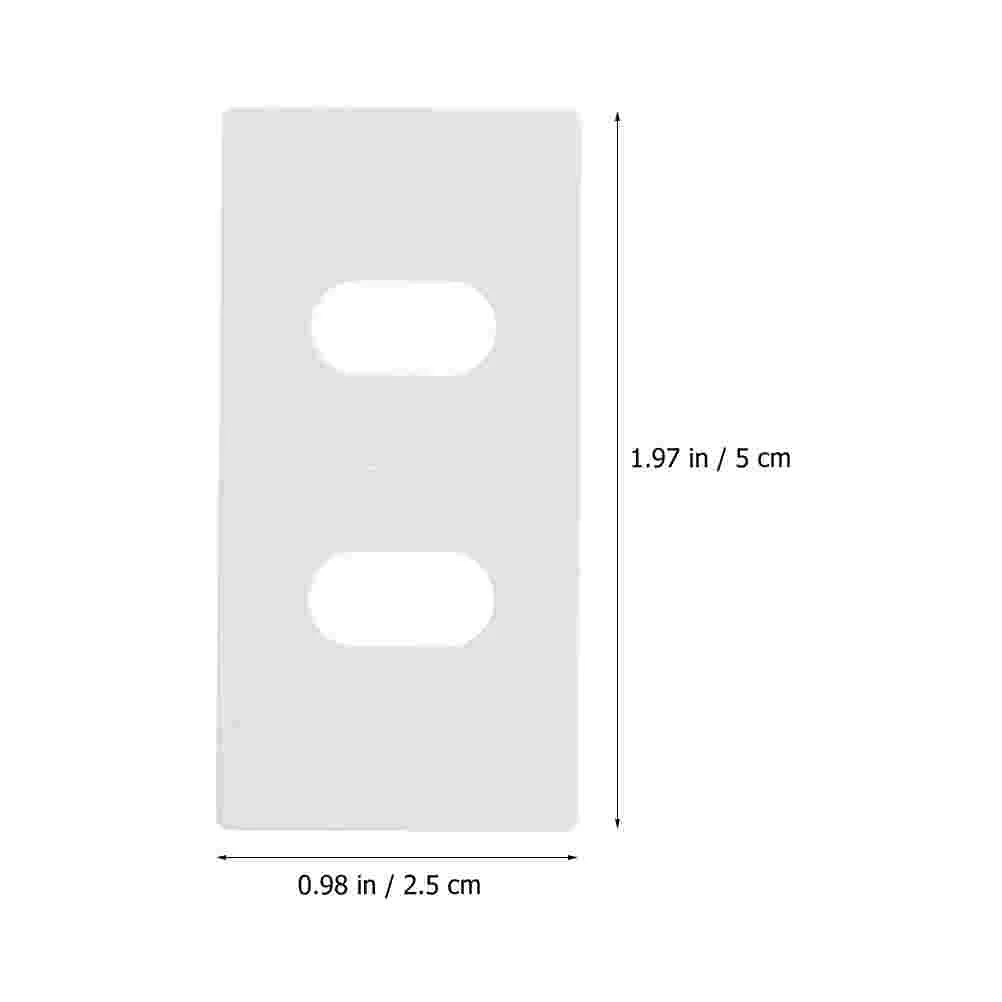 20 Pcs Vertical Blind Parts Curtain Repair Stickers Window Slats Reinforcement Tabs Subsidy