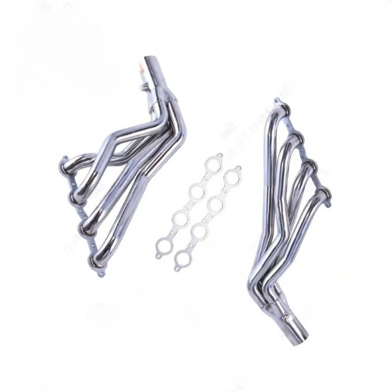 

Stainless Steel Exhaust Header for 72-86 Chevy C10 LS Truck Long Tube 1 3/4 Conversion Swap LS1 LS2 LS3 LS6 Exhaust Manifold