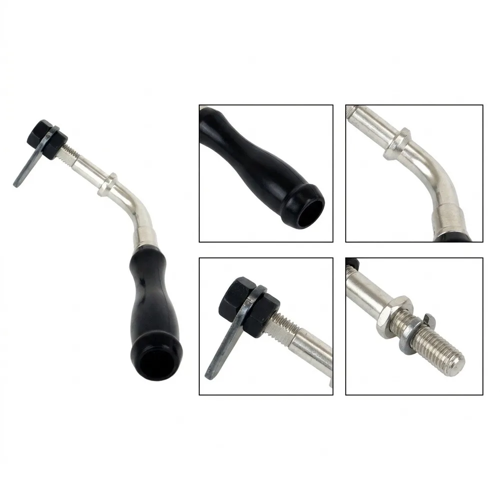 For wood Stove Door Handle Replacement Kit Designed for Spectrum Insert and Other Rectangular Door Compatible Units