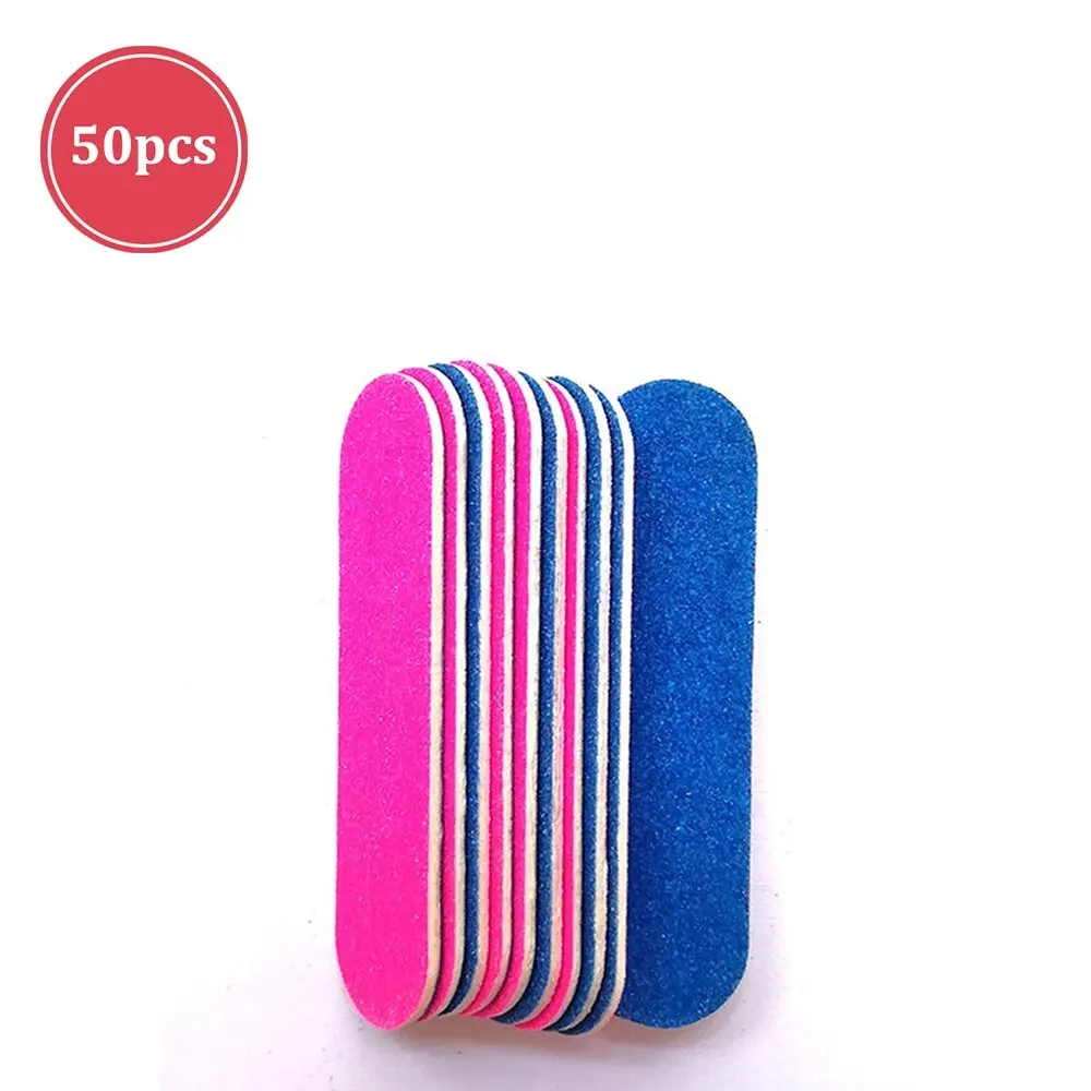 50/100Pcs Doppel Seite Nagel Dateien Mini Schleif Puffer Block Set Für Gel Polnisch Maniküre Pediküre Salon Nail art Werkzeug Matte Stift Na