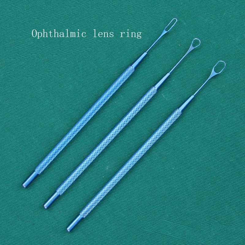 Ophthalmic microinstruments flushing stainless steel titanium alloy rod crystal wire ring snare 3*8 handle 5*7