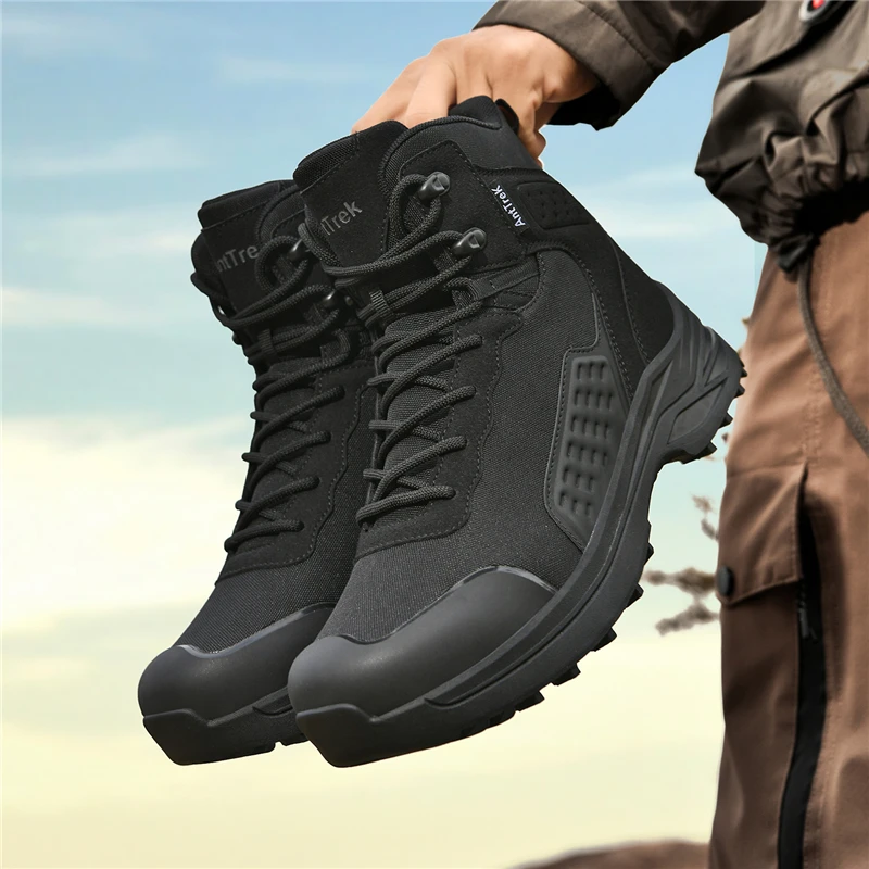 Tactical Boots Breathable High Quality Winter  Anti-Slip Climbing Hiking Shoes Work Safety Army Boots Lace Up Warm Hunting Boots