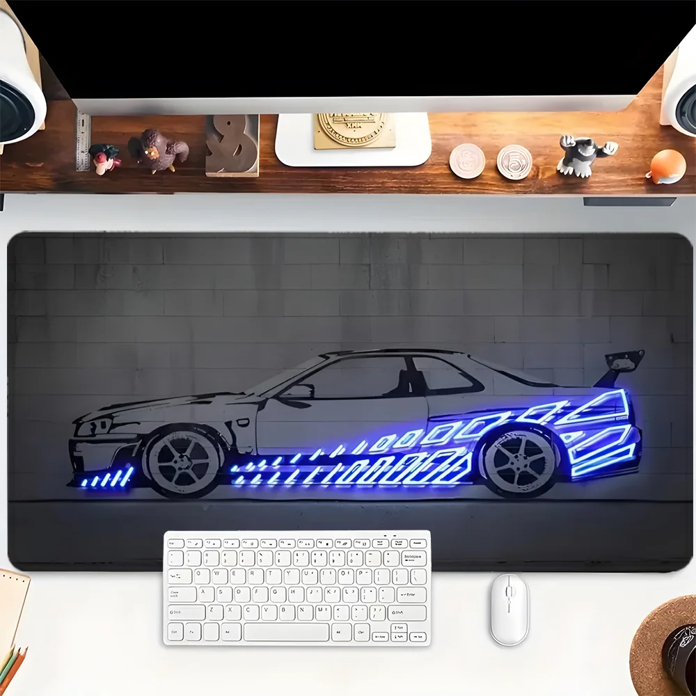 

Коврик для мыши Гоночный автомобиль Настольный коврик Artisan Коврик для мыши Художественное украшение стола Коврик для мыши XXL Настольные аксессуары Компьютерные аксессуары