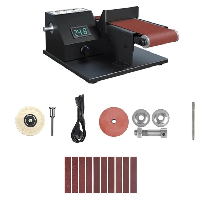 800W Electric Belt Grinder - Sharpening & Polishing Machine for Knives and Metals