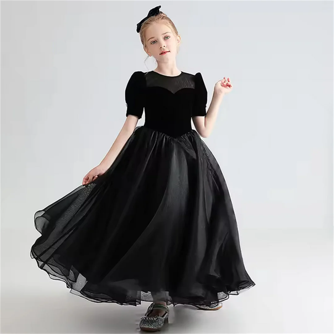 Girls SR Long Junior Bridesmaid dress First Communion Formal Dress Festive Dress Teen Party/customizable