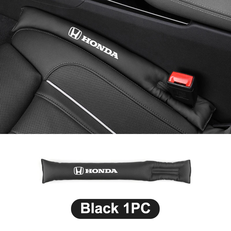 Coussin de remplissage pour l'espace entre les sièges de voiture en fibre de carbone, pour Honda Civic Accord Fit City Vezel CRV Odyssey Pilot Jazz Prelude Insight