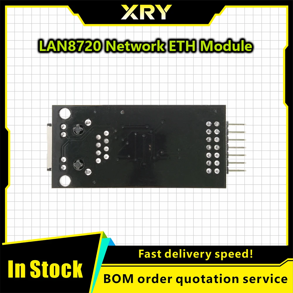 XRY Smart Electronics LAN8720 Module Network Module Ethernet Transceiver RMII Interface Development Board For Arduino DIY