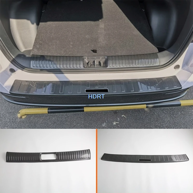 

Для Toyota BZ3X 2025 + Стайлинг автомобиля, задний бампер, защита багажника, задняя пластина багажника, порог, накладка на порог, педаль, накладка на порог