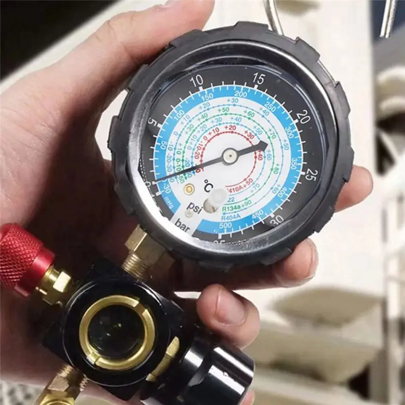GTBL R134A Low Side Pressure Gauge R410A R22 R404A Single Manifold Gauge For Air Condition Refrigerant Charging