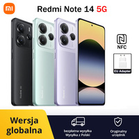 Xiaomi Redmi Note 14 5G NFC MediaTek 7025 Smartphone-Ultra Screen Amolted 120Hz Al 108 MP Camera System With OlS Includes Charger