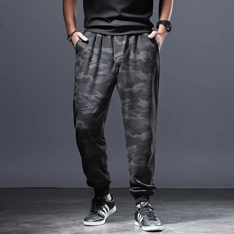 Summer Casual Pants For Men Oversize Sports Pants Breathable Quick Dry Mens Joggers Camouflage Sweatpants Big Fat Trousers 5XL