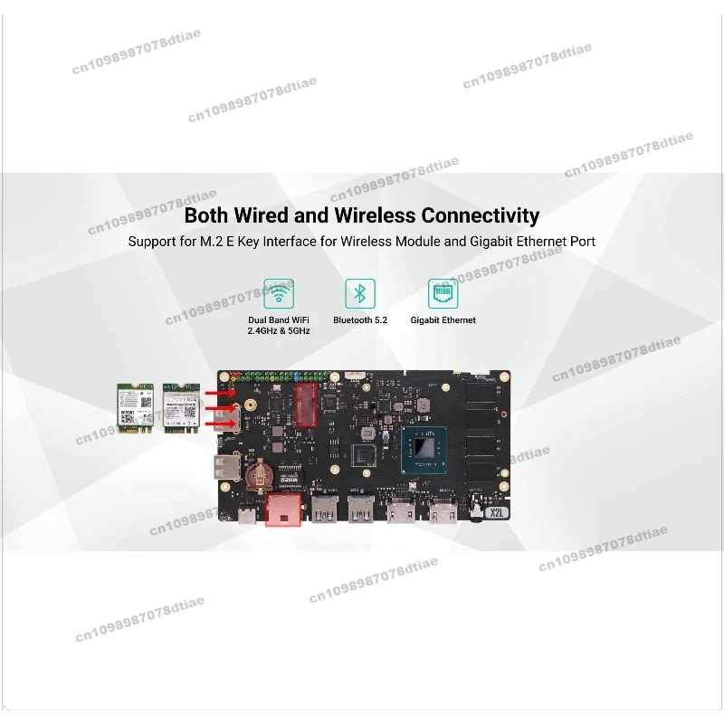 لوحة تطوير X2L J4125 رباعية النواة تدعم نظام WIN10 Linux