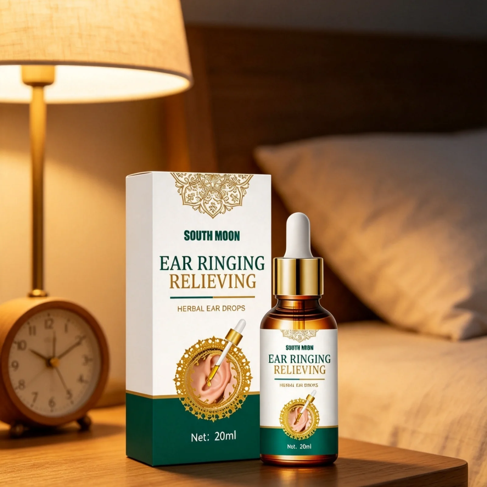 Ear Ringing Soothing Drops Eases Irritated Nerves Discomfort Improves Inner Ear Blood Circulation Ear Canal Maintenance Liquid