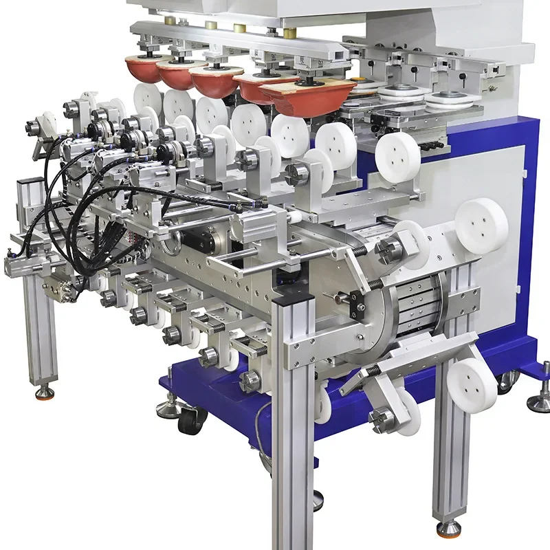 HL-300T-5 Five-color tank chain servo pad printing machine