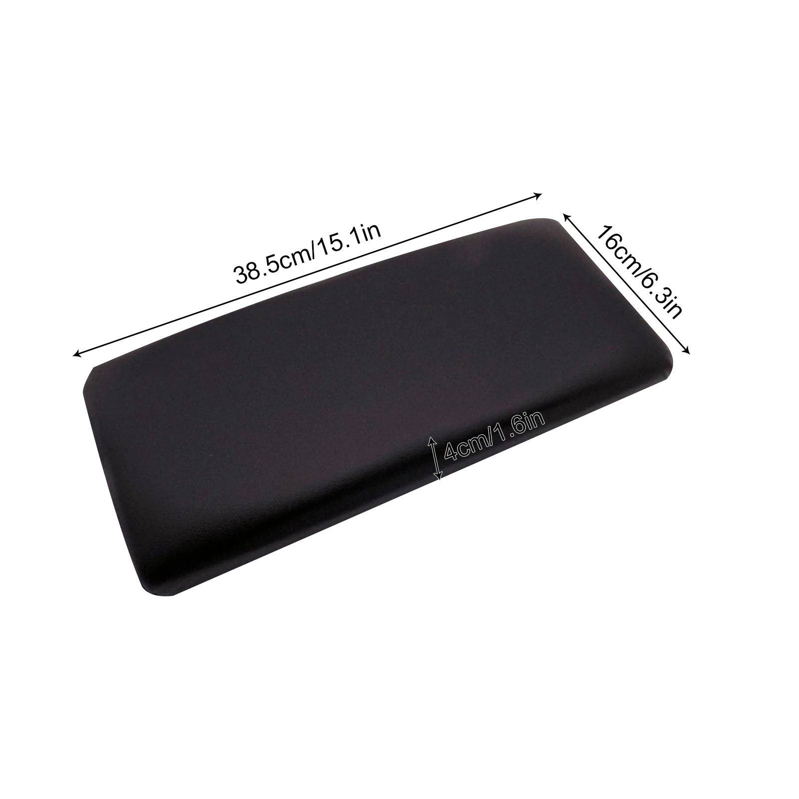 حامل مسند ذراع الوشم 38.5 × 16 سم، 180 ° زاوية ارتفاع قابل للتعديل مريحة سميكة وسادة إسفنجية لوازم الوشم للكتف والساق والأسود #6