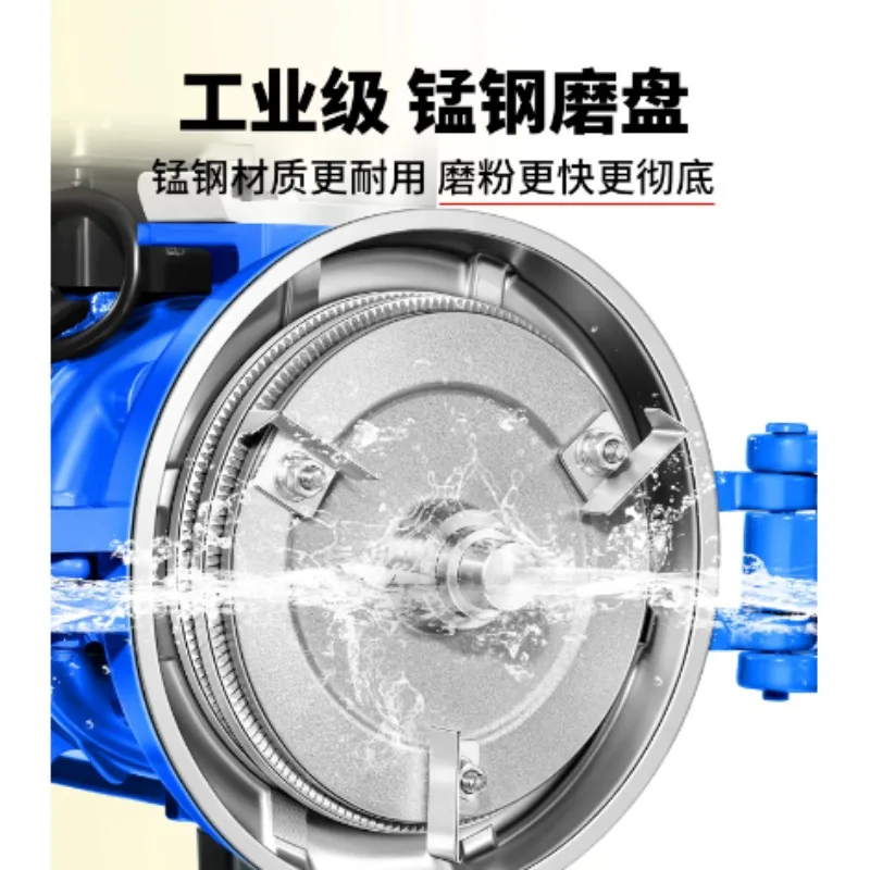Commercial Mill Electric Corn Grinder Household Grain Grinder Dry and Wet Feed Grinder Cereals Pulverizer for Farm Home Fodder
