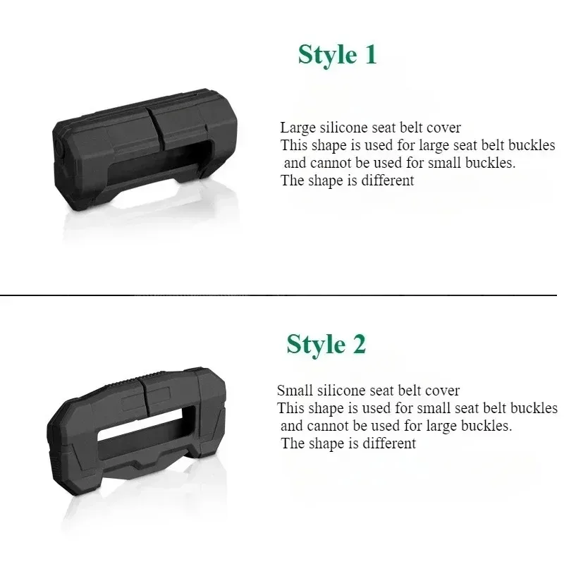 For Tesla Model 3/Y/3 Highland 2024 Seatbelt Buckle Protective Cover Silicone Collision Avoidance Red Black Car Safety Belt Clip