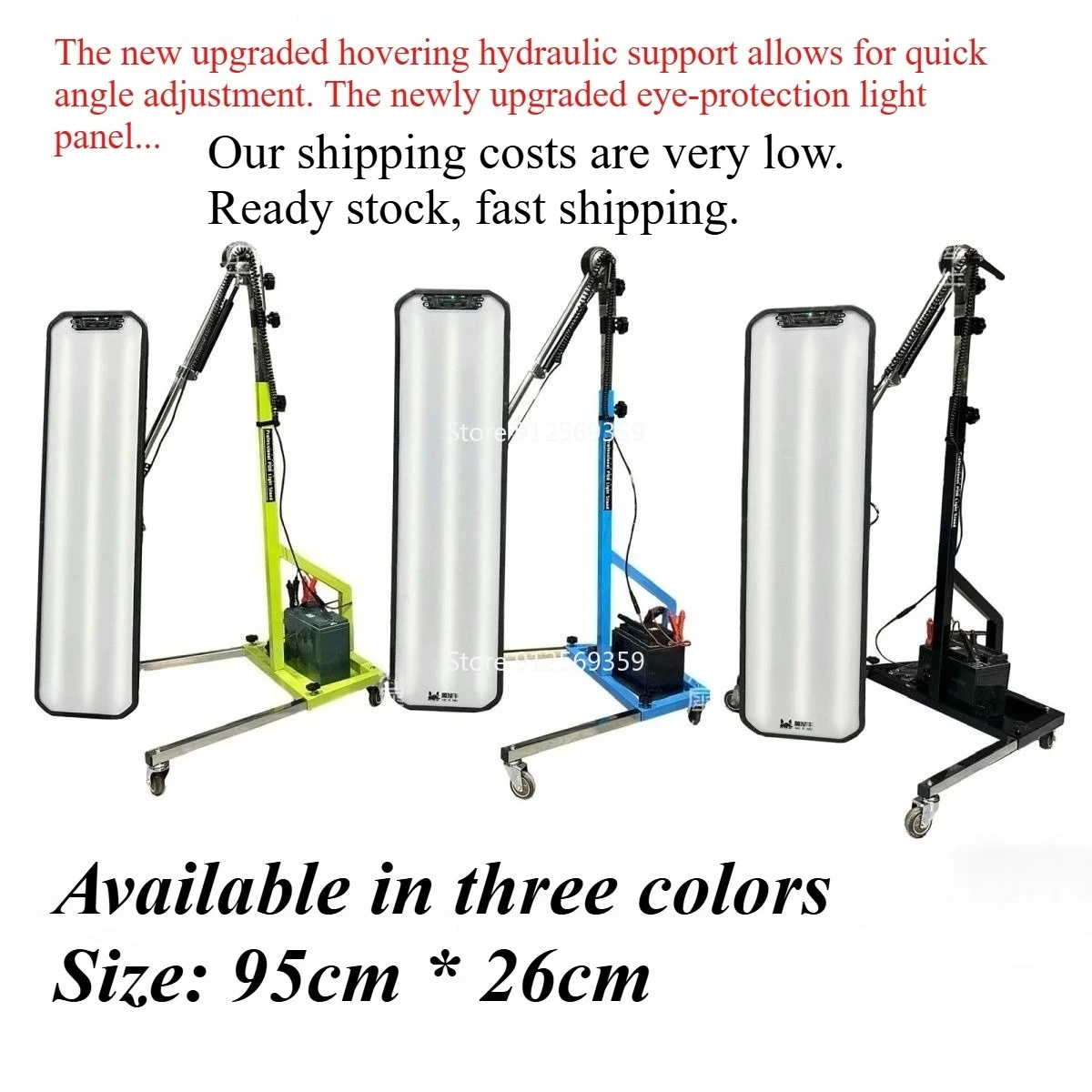

Heavy Duty PDR Light LED Lamp Reflector Board Dent Repair Tools LED Light Reflection Board Upgrade hovering hydraulic support