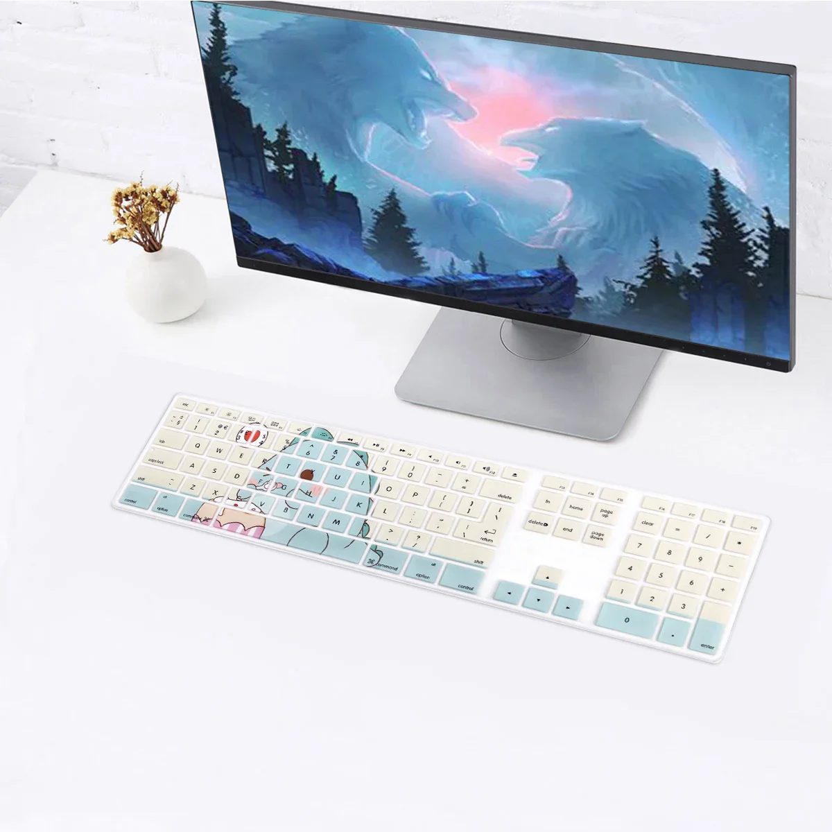 

Studio One Hot keys Design Keyboard Cover Skin For Apple Keyboard with Numeric Keypad Wired USB for iMac G6 Desktop PC Wired