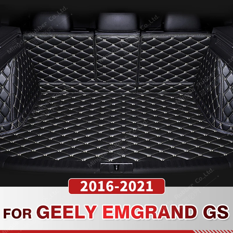 

Auto Full Coverage Trunk Mat For GEELY Emgrand GS 2016-2021 20 19 18 17 Car Boot Cover Pad Interior Protector Accessories