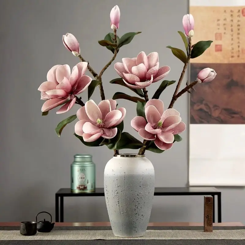 

Chinese Simulation Flower Bouquet Living Room Arrangement Table Decoration Flower Arrangement