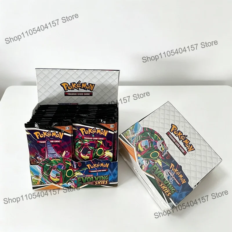 360Pcs Pokemon TCG Sword & Shield Evolving Skies English Booster Battle Transaction Card Trading Cards Game Collection Toys Gift view 3