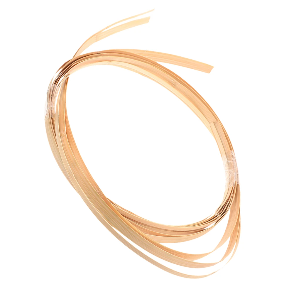 

3pcs Bamboo Strips For Crafting Handmade Weaving Material Lightweight Flexible Diy Projects Polished Craft Sticks Replacement