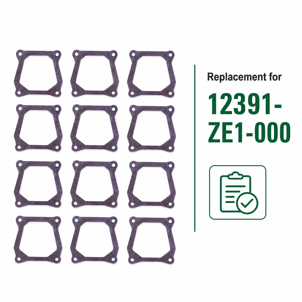 Rocker Valve Cover Gasket Set 12pcs For Honda GX160 GX200 168F Engine Motor Water Pump Generator 2KW 3KW Replaces 12391-ZE1-000