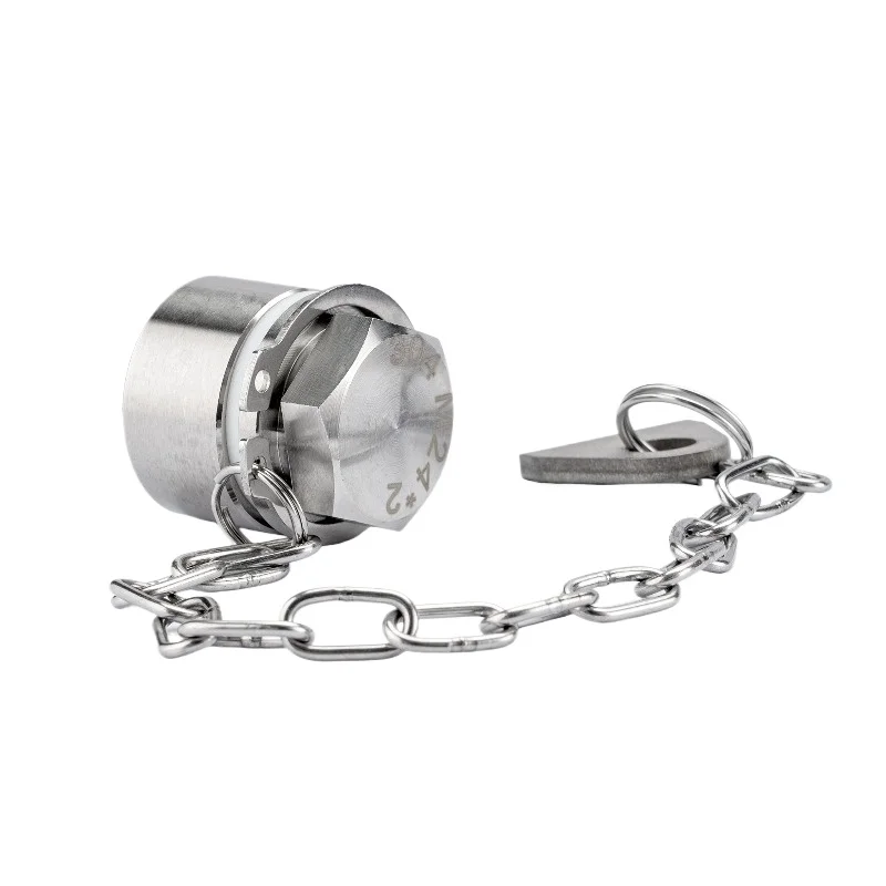 Stainless Steel Drain Plug GB 2028-80 Home Accessories, External Hexagon Plug with Chain Plug