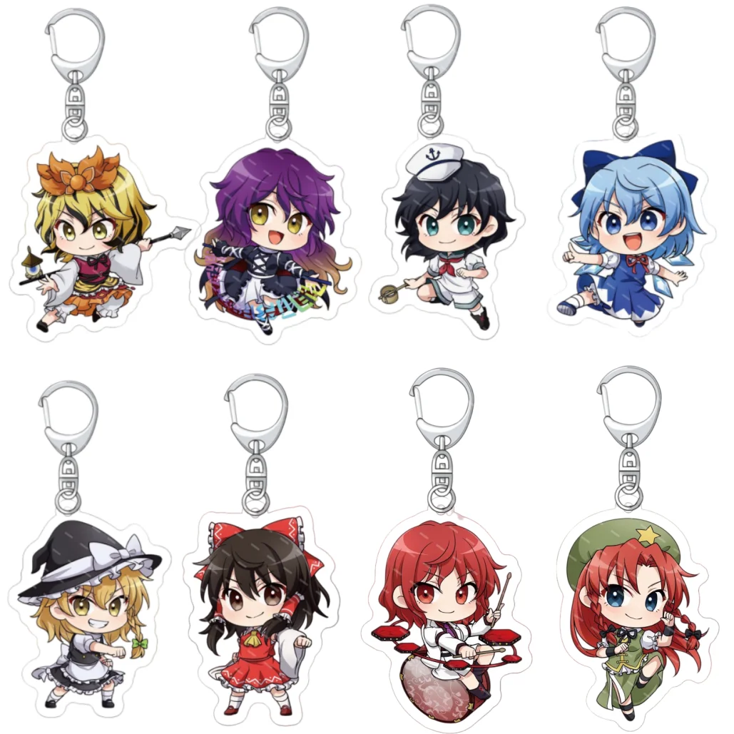 Акриловый-брелок-6-см-с-персонажем-из-аниме-touhou-project-Храмовая-монахиня-милый-брелок-подвеска-для-сумки-сувенир-креативный-подарок-для-фанатов