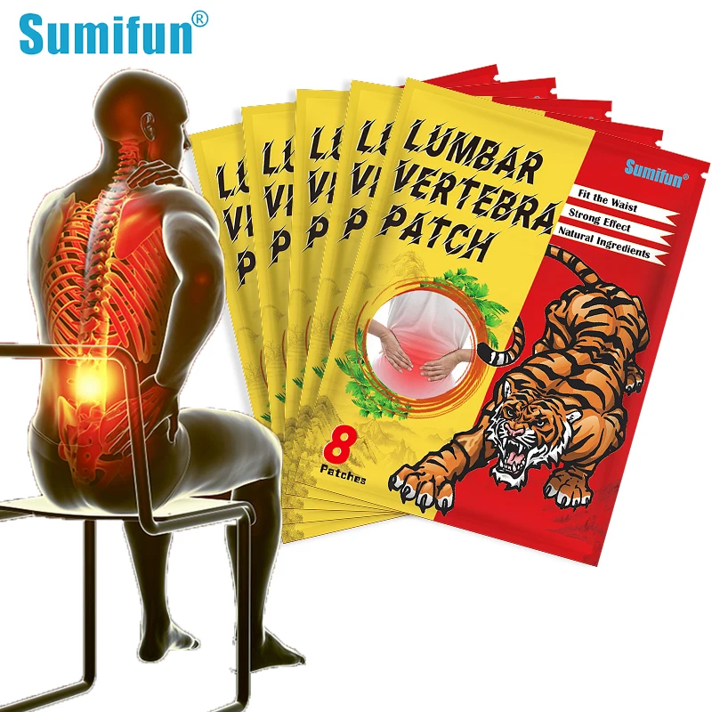 

40Pcs Sumifun Lumbar Spine Stickers Arthritis Waist Pain Treatment Herbal Cure Wormwood Pain Relief Patch Back Vertebrae Plaster