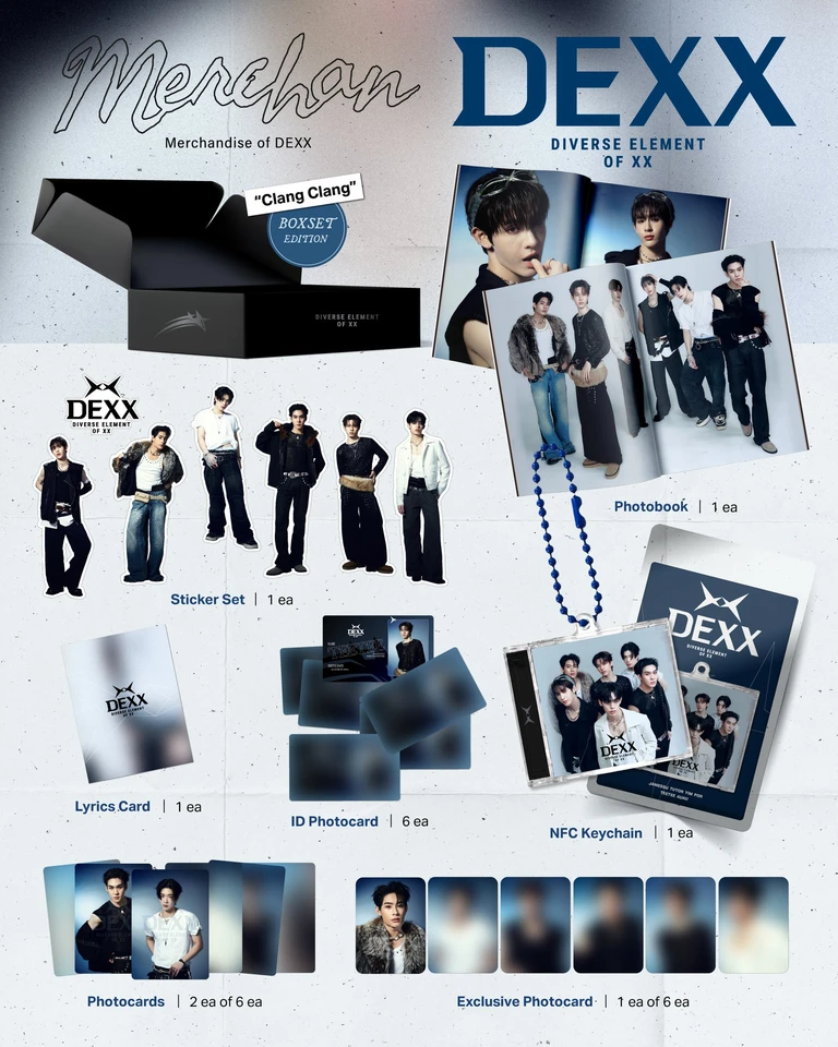 Thai DEXX team album merchandise official original pre sale