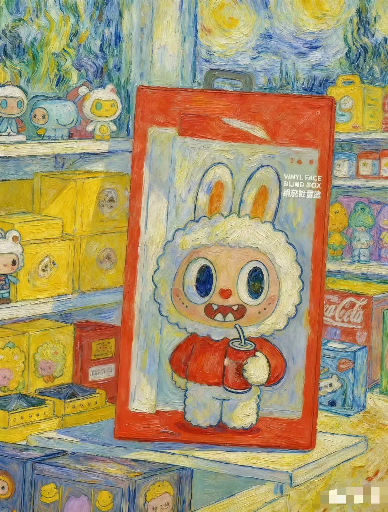 Regalos de Navidad serie monstruo hecho a mano muñecas de vinilo personalizadas colgantes muñeca caja ciega misteriosa caja sorpresa llavero regalos