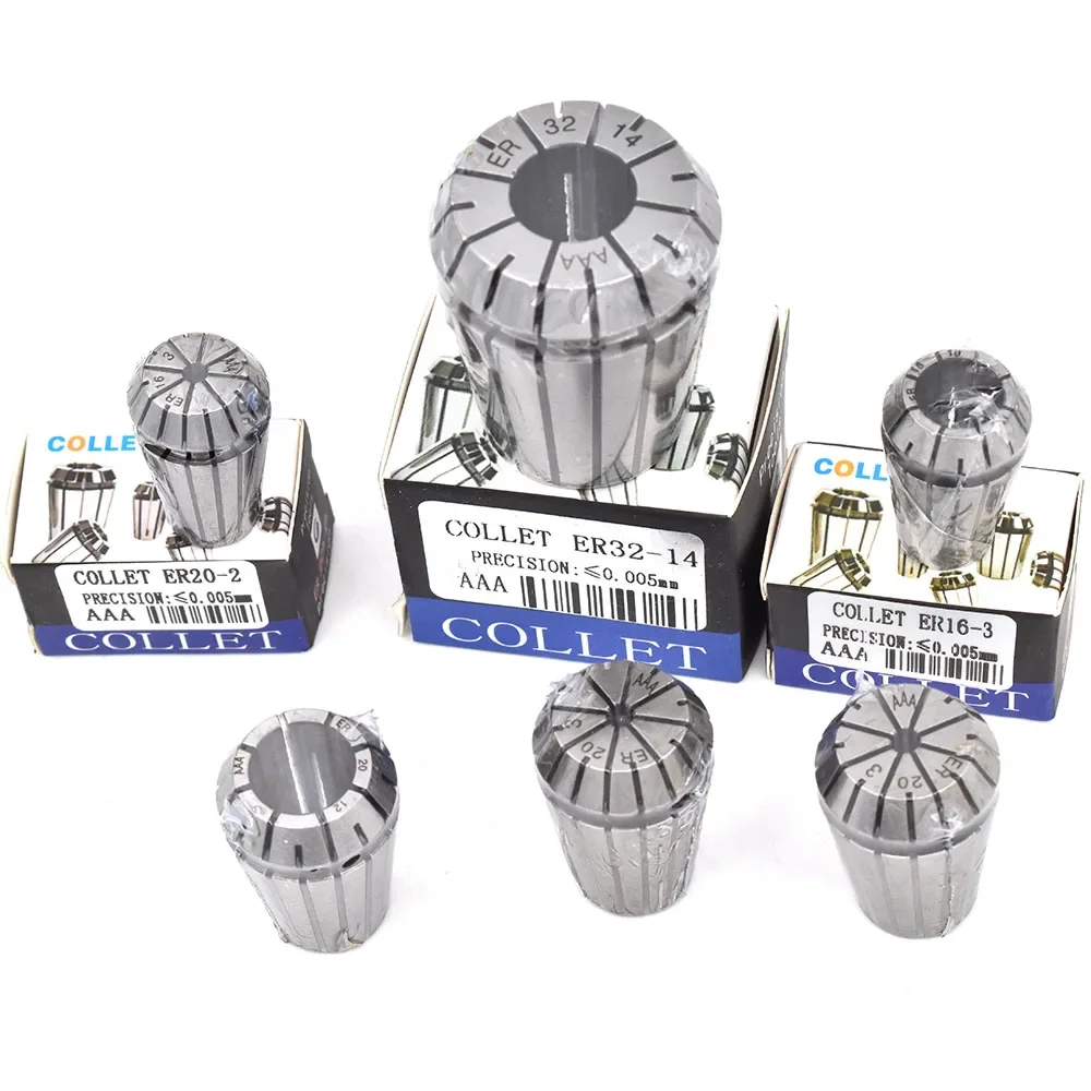 NEW AAA Grade 1pcs ER20 1/4 1/2 1/8 1-13mm Spring Collet Chuck Precision 0.005mm CNC Milling Lathe Tool Clamping Spindle Motor