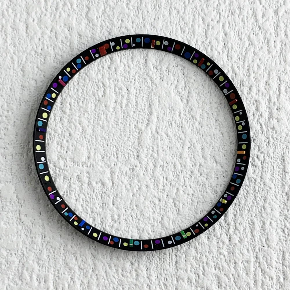 New NH35 dial 28.5mm Watch Dial for SKX007 Double Calendar Modified Dial for NH36/4R36 Movement NH35 Rainbow dial image 4