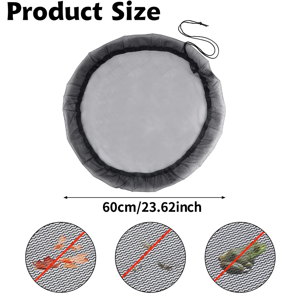 Anti Mosquito Mesh Cover Netting for Rain Barrels Water Collection Buckets Tank Raindrop Harvesting Tool Water Protection