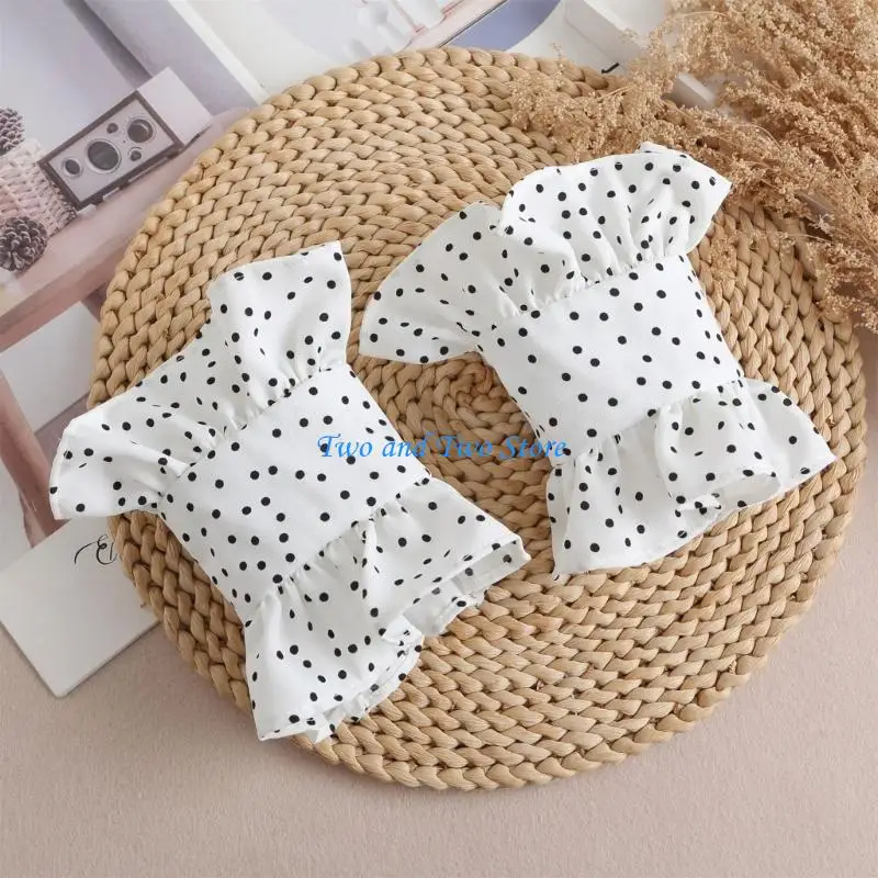 HX6F أزياء تكدرت سوار معصمه الكفة معصمه مع النقاط الديكورات الكاحل #4