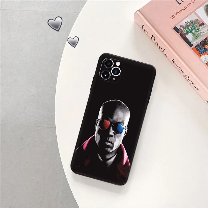 Matrix 4 Black Matte Phone Case For iphone 15 14 7 8 Plus 13 12 Mini 11 Pro XS Max SE XR X 15Pro Soft Cover