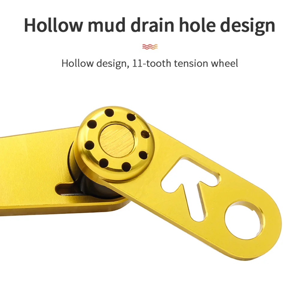 

Стабилизатор цепи для складного велосипеда, ролик из алюминиевого сплава, направляющее колесо, фиксатор цепи переключателя для складного велосипеда