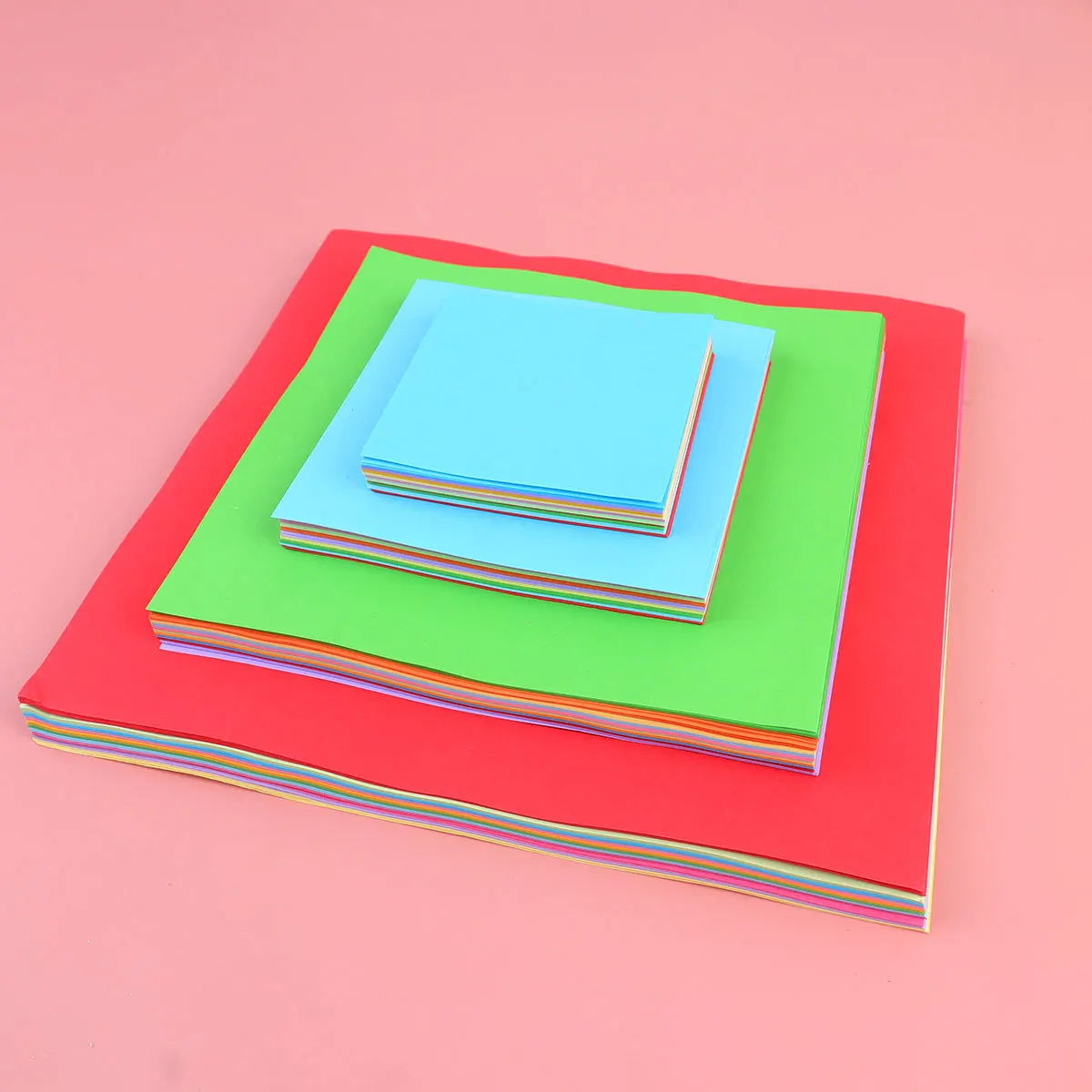 400 قطعة اوريغامي ورقة مربع الملونة الحرفية المواد DIY بها بنفسك رياض الأطفال طوي رافعة مزدوجة الوجهين 7x7 سنتيمتر 10x10 سنتيمتر 15x15 سنتيمتر #6