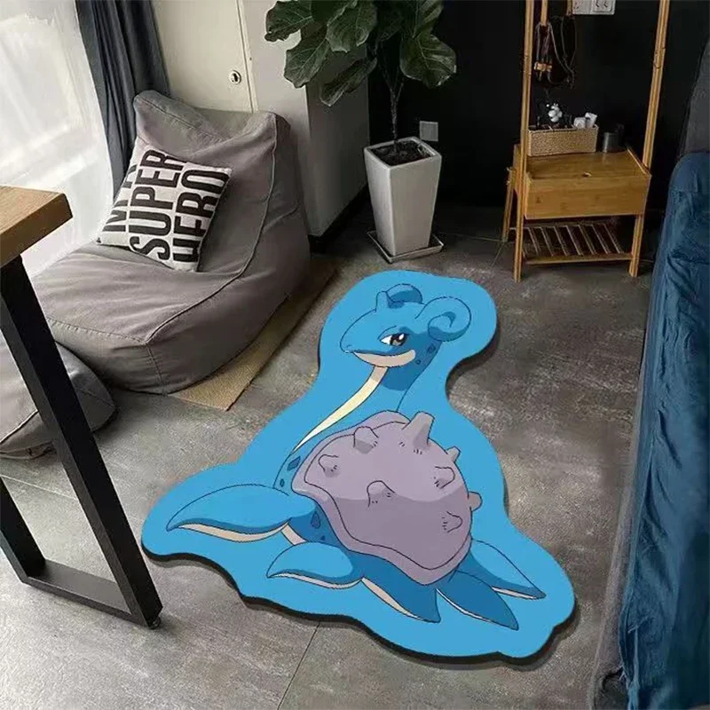 Pokemon Lucario Charizard Cushion Anime Non-slip Kawaii Cartoon Groudon Carpet Bathroom Mat Greninja Cubone Christmas Gift Toys