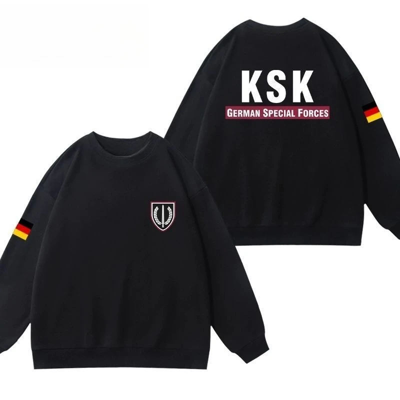 Germany KSK Special Forces Sweatshirt Combat Uniform Military  Autumn and Winter Men's Tactical Uniform Crew Neck Casual Sweater