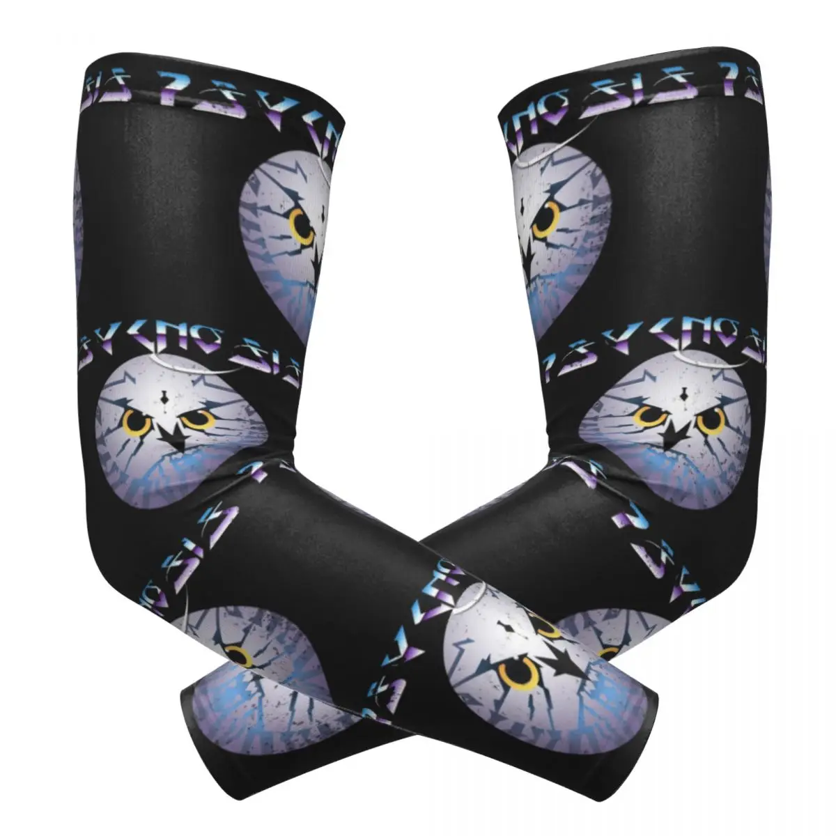 

Amiga Psygnosis Сова Открытые нарукавники Защитный чехол от солнца и ультрафиолета Летние велосипедные татуировки на рукавах